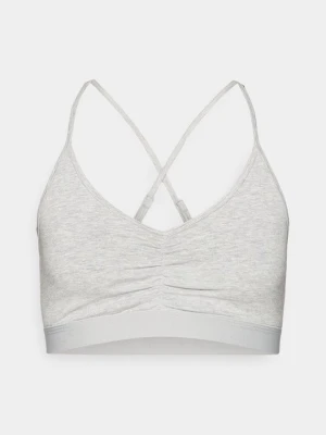 Stanik sportowy z lekkim wsparciem Even&Odd Active By Zalando jasnoszary melanż