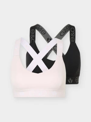 Stanik sportowy z lekkim wsparciem Even&Odd Active By Zalando czarny