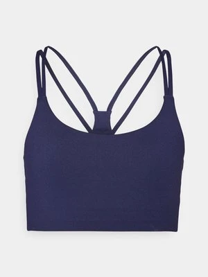 Stanik sportowy z lekkim wsparciem Fabletics granatowy