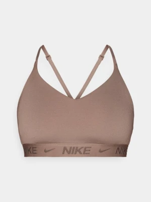 Stanik sportowy z lekkim wsparciem Nike brązowy