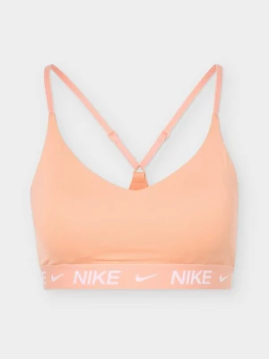Stanik sportowy z lekkim wsparciem Nike morelowy