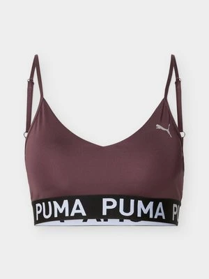 Stanik sportowy z lekkim wsparciem Puma brązowy