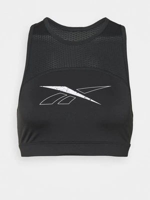 Stanik sportowy z lekkim wsparciem Reebok czarny