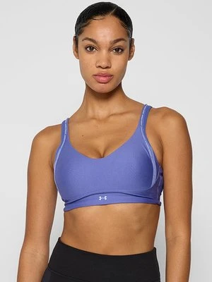 Stanik sportowy z lekkim wsparciem Under Armour niebieski
