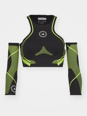 Stanik sportowy z średnim wsparciem Adidas by Stella McCartney czarny