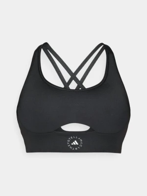 Stanik sportowy z średnim wsparciem Adidas by Stella McCartney czarny