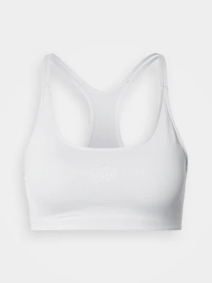 Stanik sportowy z średnim wsparciem Adidas by Stella McCartney jasnoszary