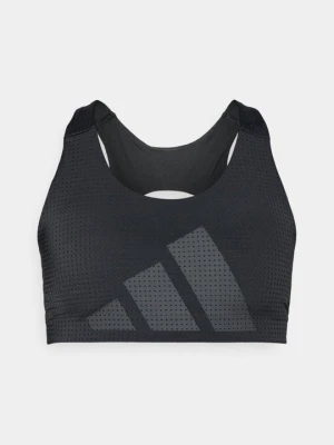 Stanik sportowy z średnim wsparciem Adidas czarny