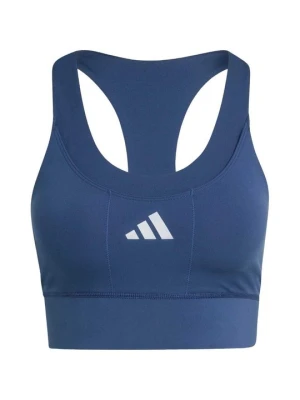 Stanik sportowy z średnim wsparciem Adidas granatowy