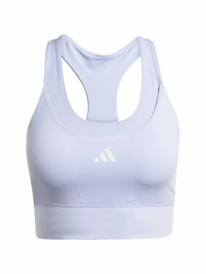 Stanik sportowy z średnim wsparciem Adidas liliowy