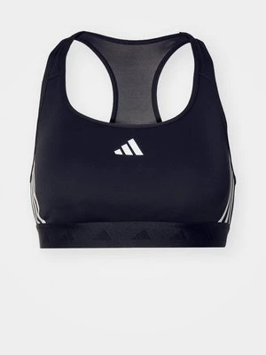 Stanik sportowy z średnim wsparciem Adidas czarny