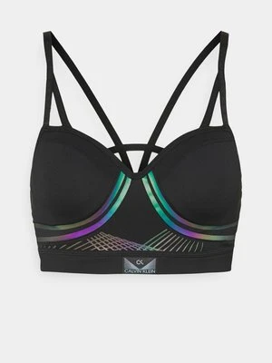 Stanik sportowy z średnim wsparciem Calvin Klein Performance