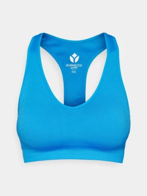 Stanik sportowy z średnim wsparciem Even&Odd Active By Zalando niebieski