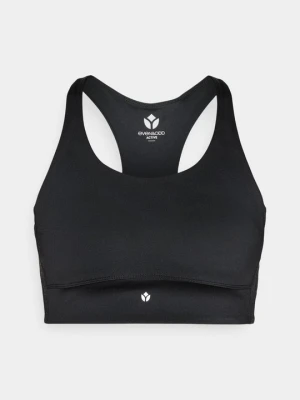 Stanik sportowy z średnim wsparciem Even&Odd Active By Zalando czarny