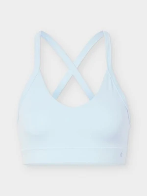 Stanik sportowy z średnim wsparciem Even&Odd Active By Zalando jasnoniebieski