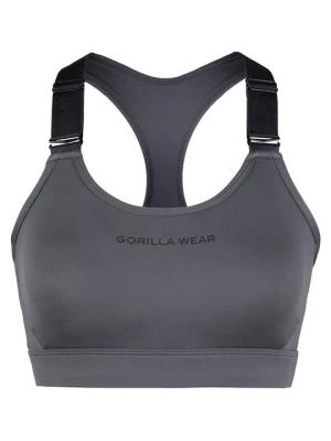Stanik sportowy z średnim wsparciem Gorilla Wear szary