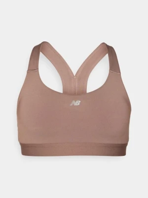 Stanik sportowy z średnim wsparciem New Balance brązowy