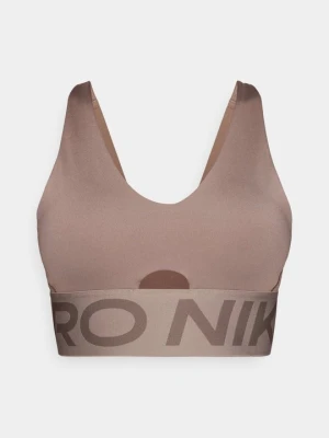 Stanik sportowy z średnim wsparciem Nike brązowy