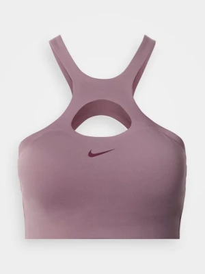 Stanik sportowy z średnim wsparciem Nike fioletowy