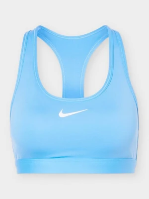 Stanik sportowy z średnim wsparciem Nike jasnoniebieski
