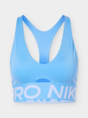 Stanik sportowy z średnim wsparciem Nike jasnoniebieski