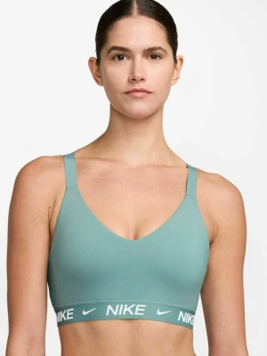 Stanik sportowy z średnim wsparciem Nike jasnoniebieski