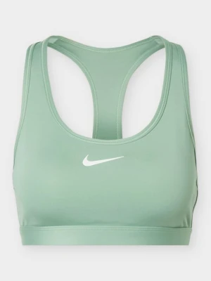 Stanik sportowy z średnim wsparciem Nike jasnozielony