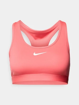 Stanik sportowy z średnim wsparciem Nike koralowy