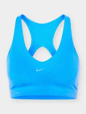 Stanik sportowy z średnim wsparciem Nike niebieski
