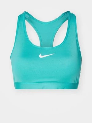 Stanik sportowy z średnim wsparciem Nike turkusowy