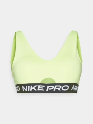 Stanik sportowy z średnim wsparciem Nike żółty