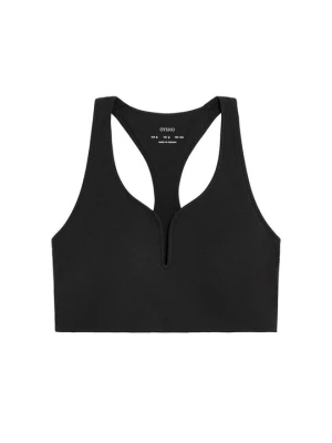 Stanik sportowy z średnim wsparciem OYSHO czarny