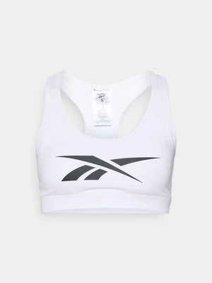 Stanik sportowy z średnim wsparciem Reebok biały