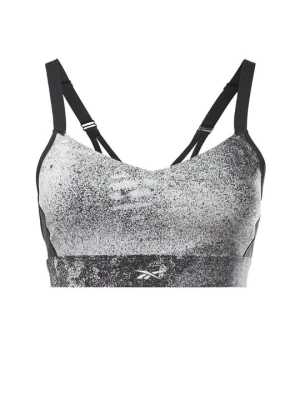 Stanik sportowy z średnim wsparciem Reebok czarny