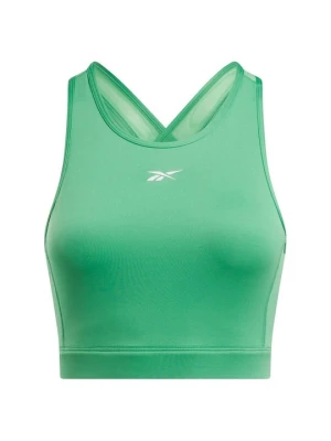 Stanik sportowy z średnim wsparciem Reebok zielony