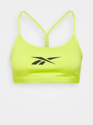 Stanik sportowy z średnim wsparciem Reebok żółty