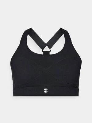 Stanik sportowy z średnim wsparciem Sweaty Betty czarny