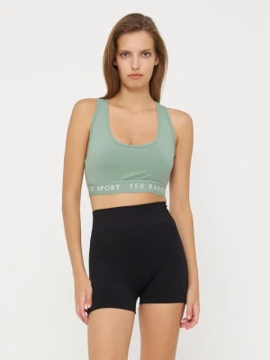 Stanik sportowy z średnim wsparciem Ted Baker jasnoróżowy