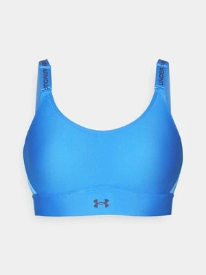 Stanik sportowy z średnim wsparciem Under Armour niebieski