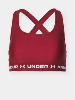 Stanik sportowy z średnim wsparciem Under Armour bordowy