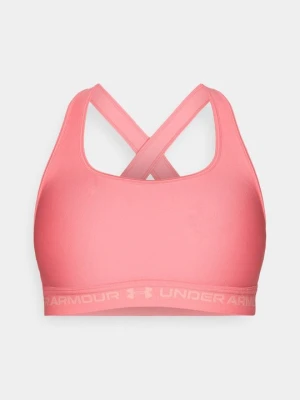 Stanik sportowy z średnim wsparciem Under Armour jasnoróżowy