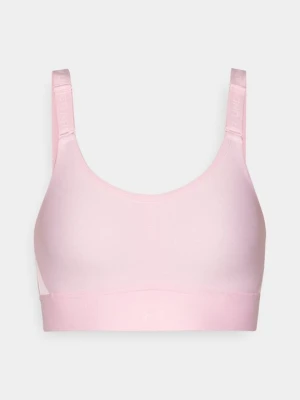 Stanik sportowy z średnim wsparciem Under Armour jasnoróżowy