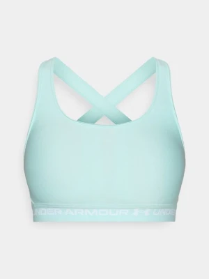 Stanik sportowy z średnim wsparciem Under Armour jasnozielony