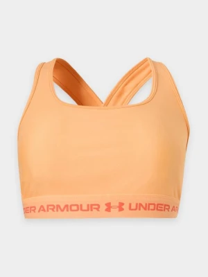 Stanik sportowy z średnim wsparciem Under Armour morelowy