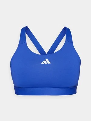 Stanik sportowy z wysokim wsparciem Adidas niebieski