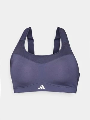 Stanik sportowy z wysokim wsparciem Adidas niebieski