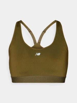 Stanik sportowy z wysokim wsparciem New Balance brązowy