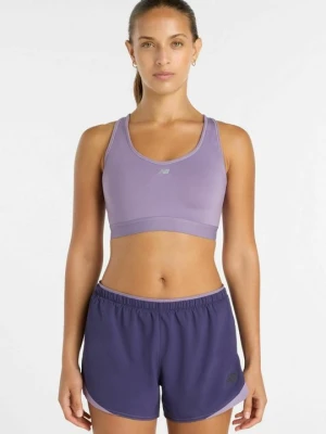 Stanik sportowy z wysokim wsparciem New Balance fioletowy