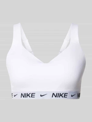 Stanik z detalami z logo i regulowanymi ramiączkami Nike Training