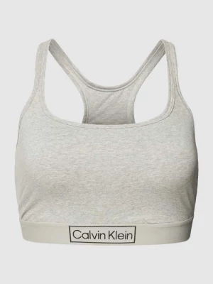 Stanik z efektem melanżu, elastycznym pasem i detalem z logo Calvin Klein Underwear